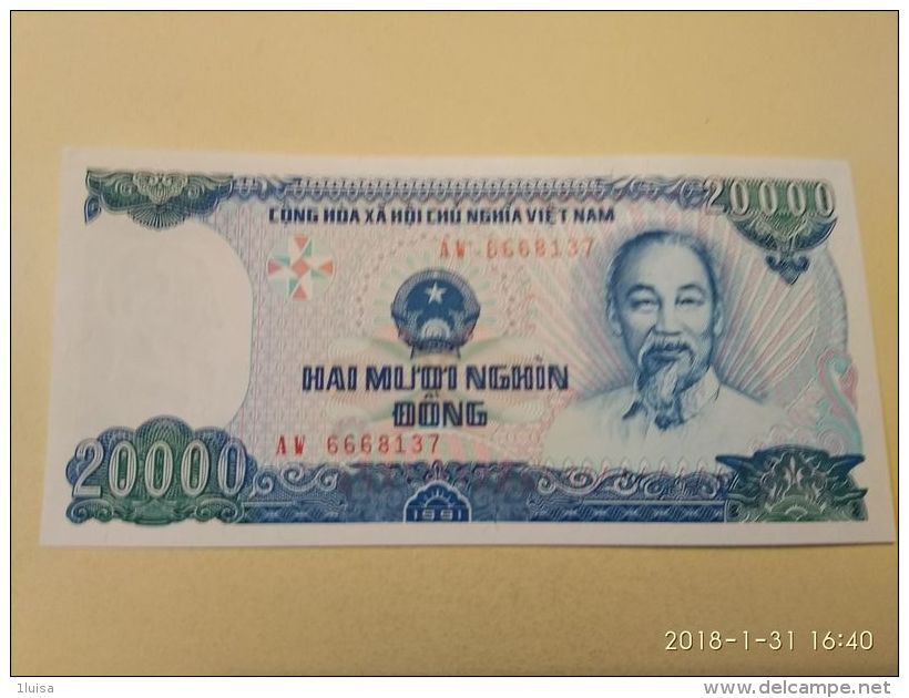 20000 Dong 1991 - Vietnam