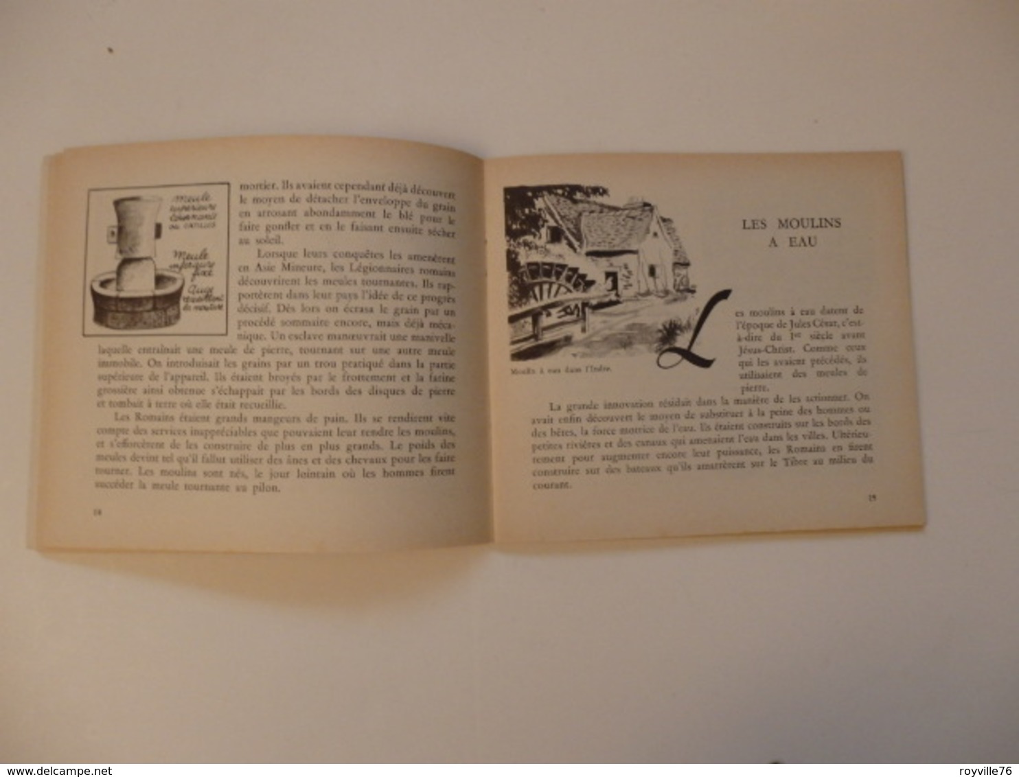 Beau Document De 47 P Sur La Vie Des Moulins. Fédération Des Meuniers De J. Lallemand Illustré Par P. Belves. - Autres & Non Classés