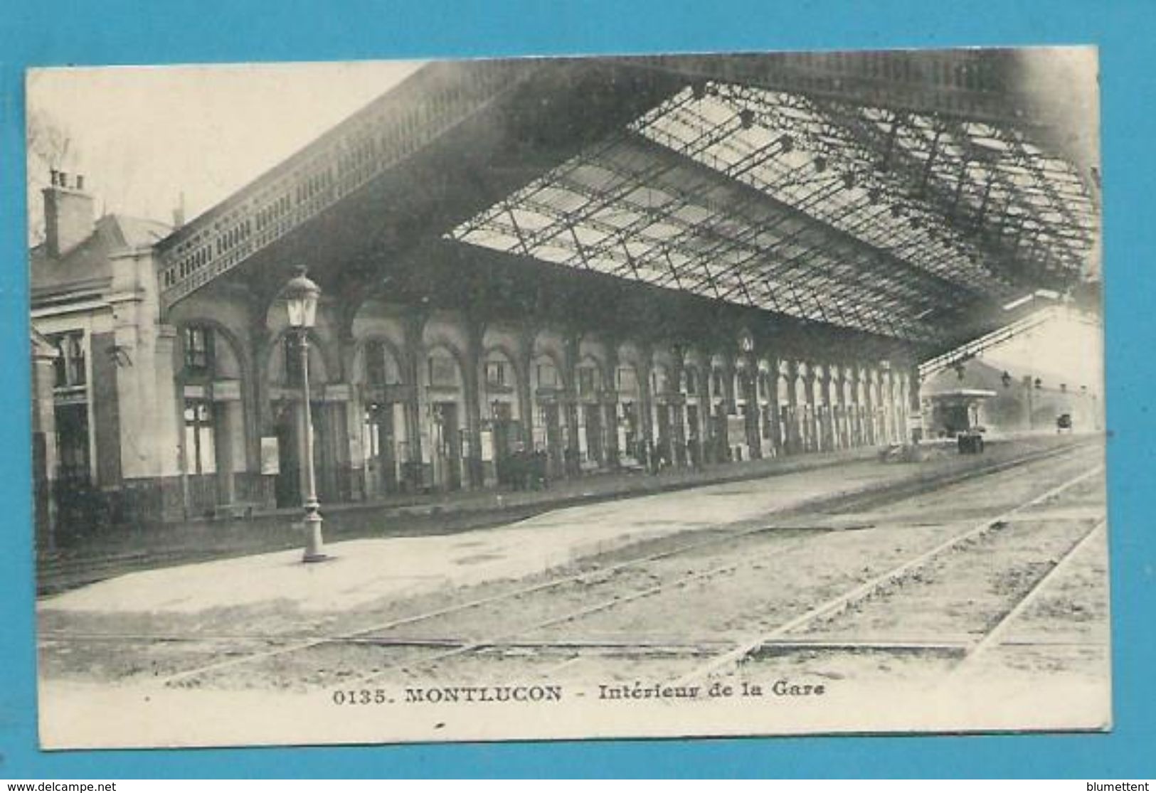 CPA 0135 Chemin De Fer Intérieur De La Gare MONTLUCON 03 - Montlucon