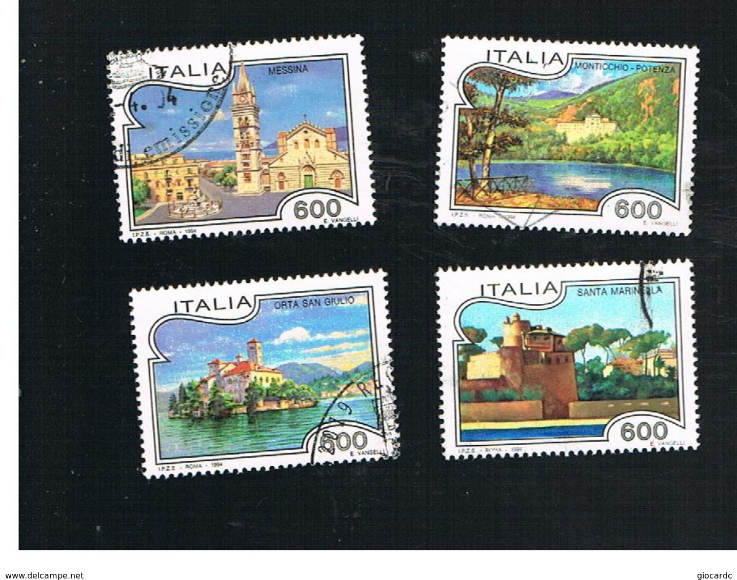 ITALIA REPUBBLICA  - UNIF. 2133.36 -   1994 TURISTICA      -            USATO - 1991-00: Used