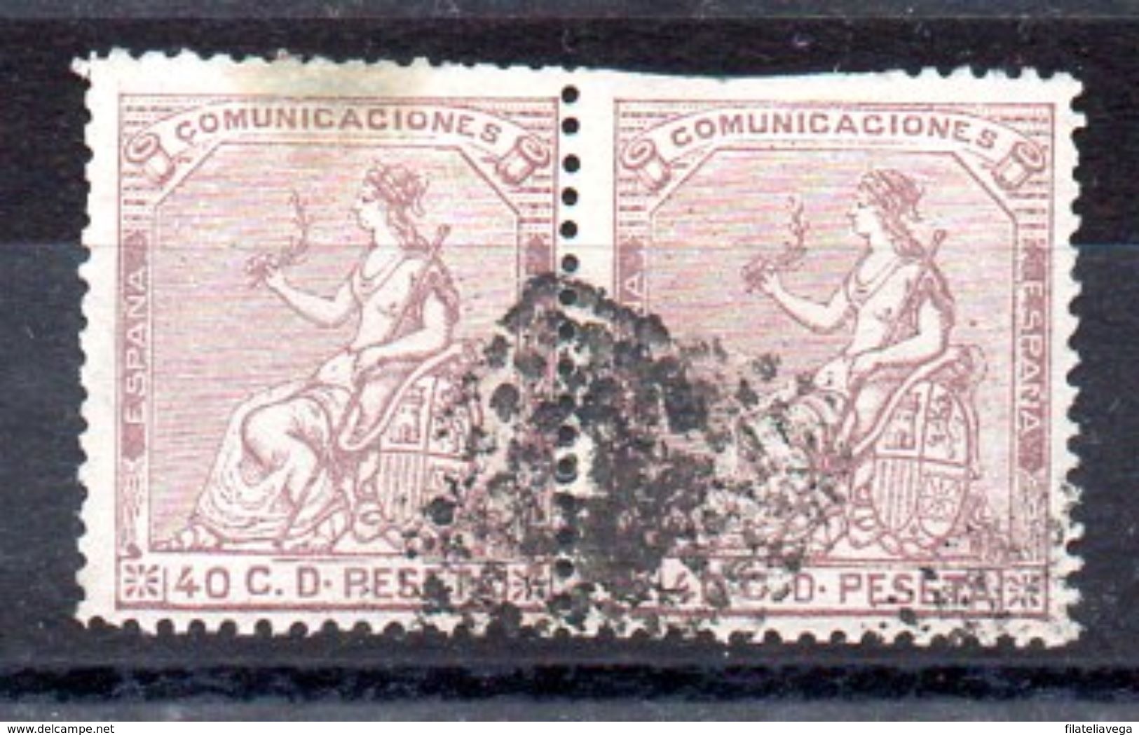 Sello De España N ºEdifil 136 O - Used Stamps