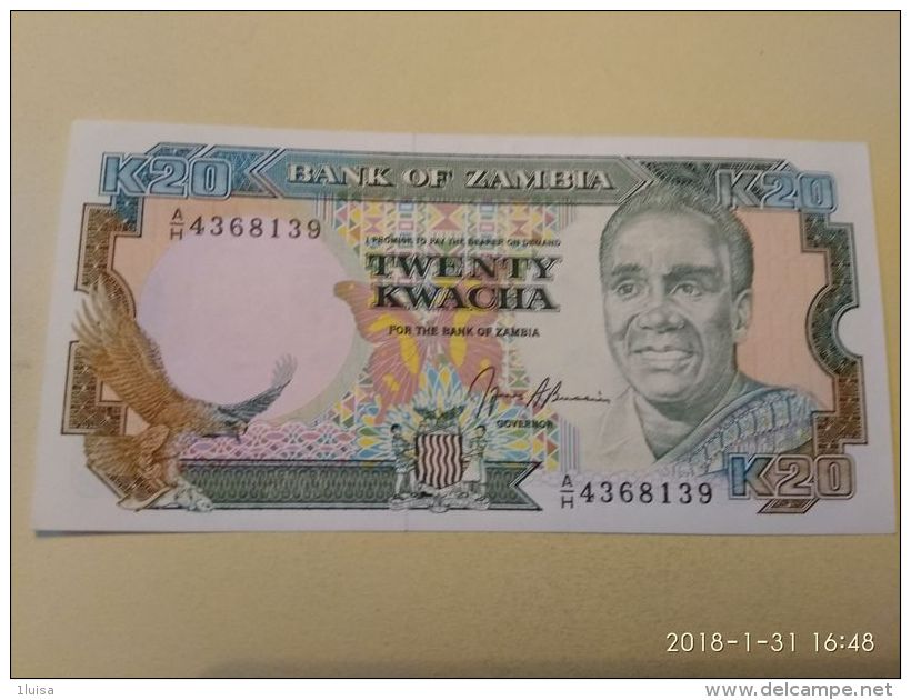 20 Kwacha 1989-91 - Zambie