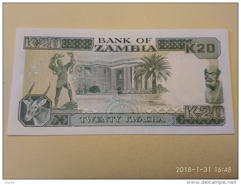 20 Kwacha 1989-91 - Zambie