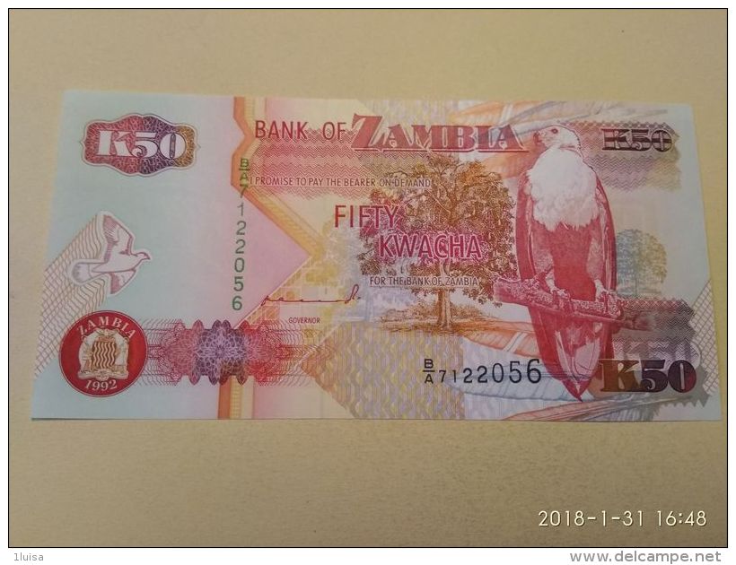 50 Kwacha 2007 - Zambie