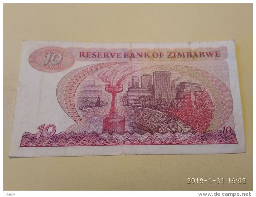 10 Dollars  1983 - Zimbabwe