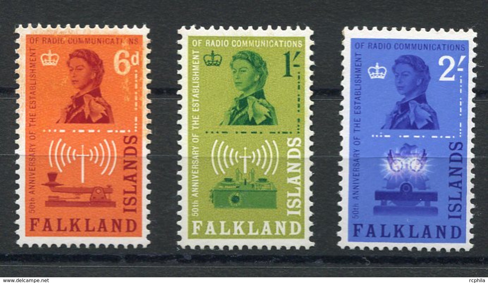 RC 6930 FALKLAND 137 / 139 - RADIO COMMUNICATION SERIE COMPLETE NEUF ** TB - Falkland Islands