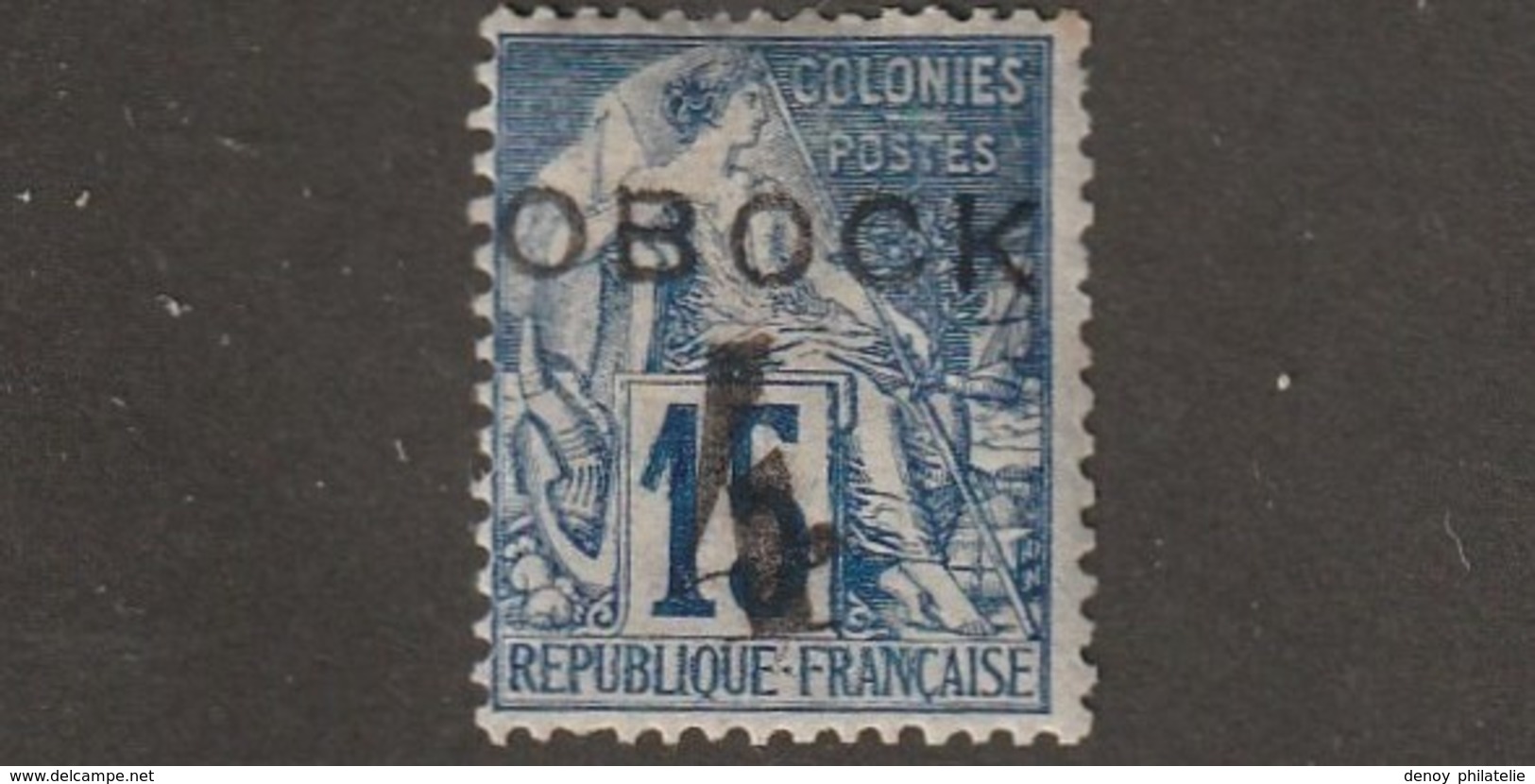 Obock N°24 Neuf Charniére * Un Point De Rouille - Unused Stamps