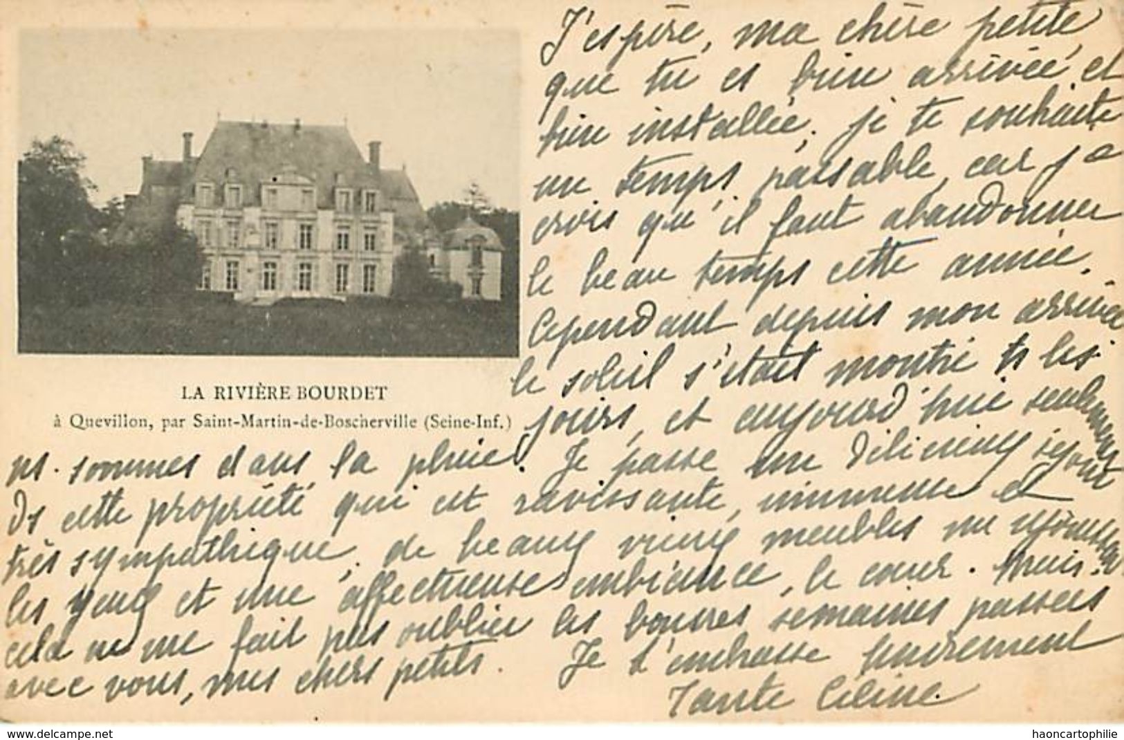 76 Chateau De La Riviere Bourdet  à Quevillon Par Saint Martin De Boscherville - Londinières