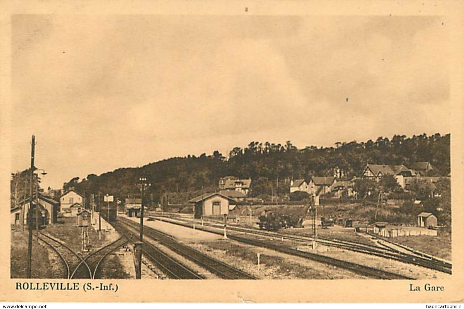 76 : Rolleville : La Gare - Londinières