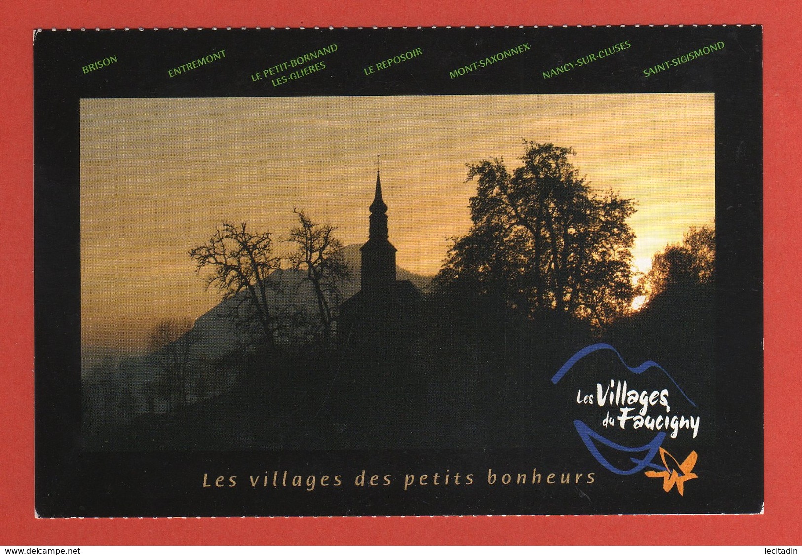 CP42 74 FAUCIGNY  333 Les Villages Du Faucigny - Faucigny