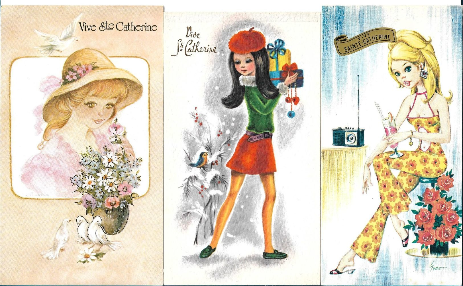 Lot De 36 Cp De Sainte Catherine Differents Modeles Voir Scan Pour Exemple - 5 - 99 Cartes