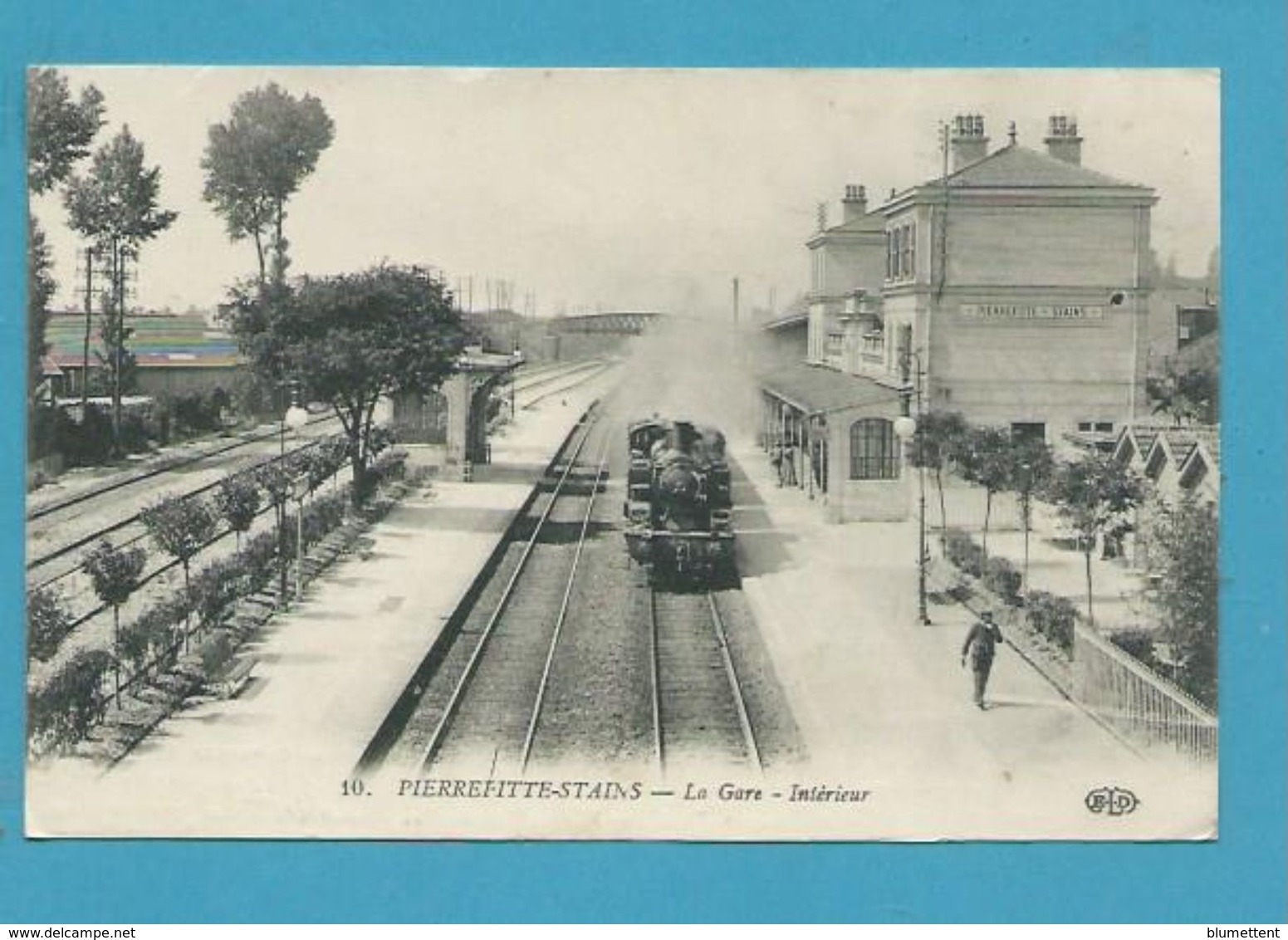 CPA 10 - Chemin De Fer Train Gare PIERREFITTE-STAINS 93 - Pierrefitte Sur Seine