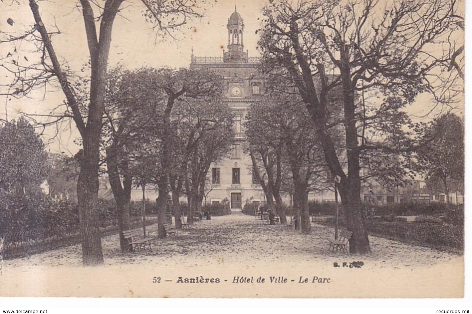 Asnieres Hotel De Ville  1921 - Arnières