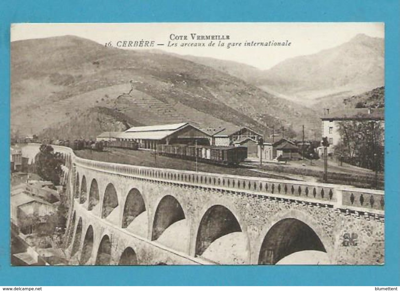 CPA 16 - Chemin De Fer Les Arceaux De La Gare Internationale CERBERE 66 - Cerbere