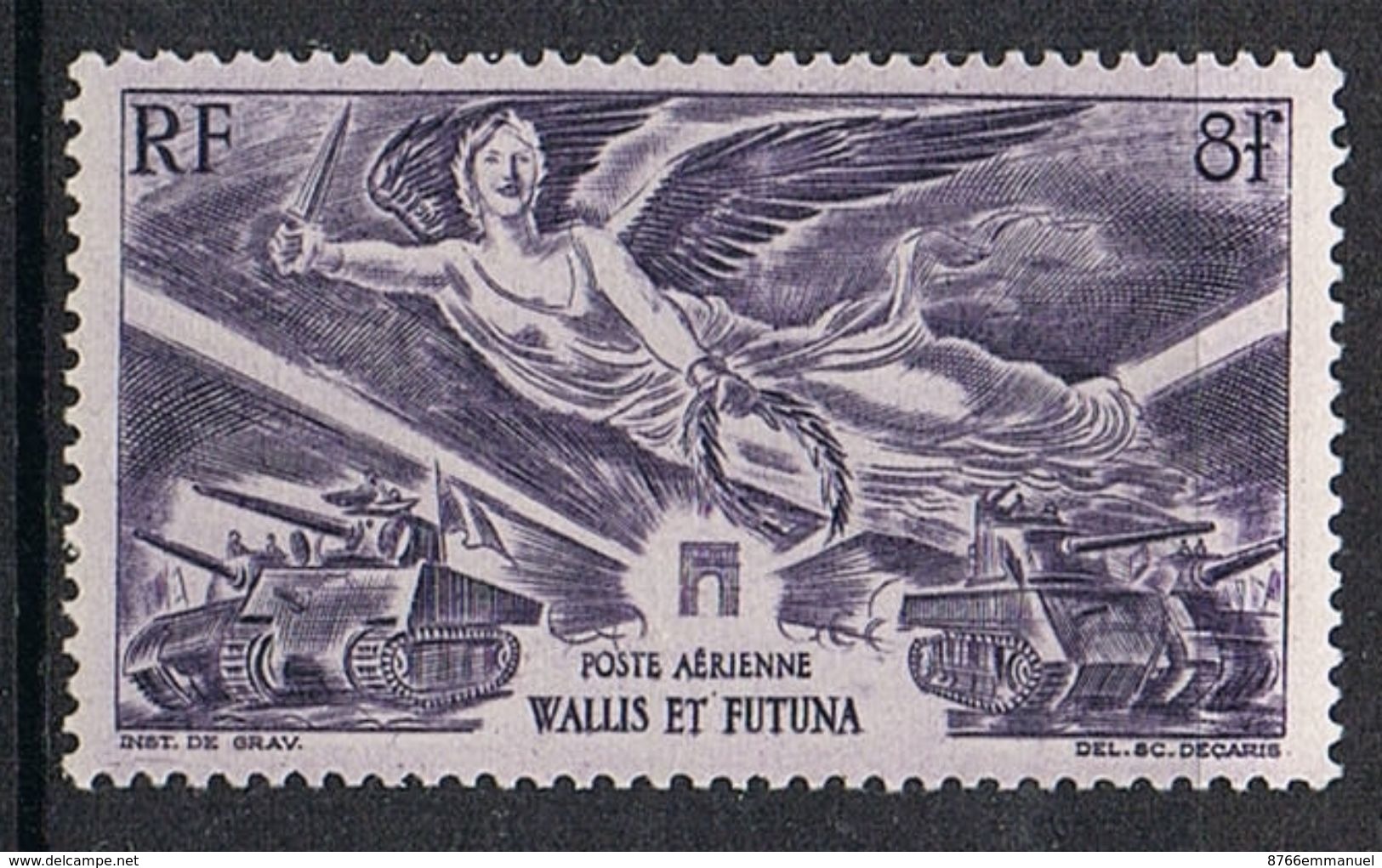 WALLIS-ET-FUTUNA AERIEN N°8 N* - Nuevos