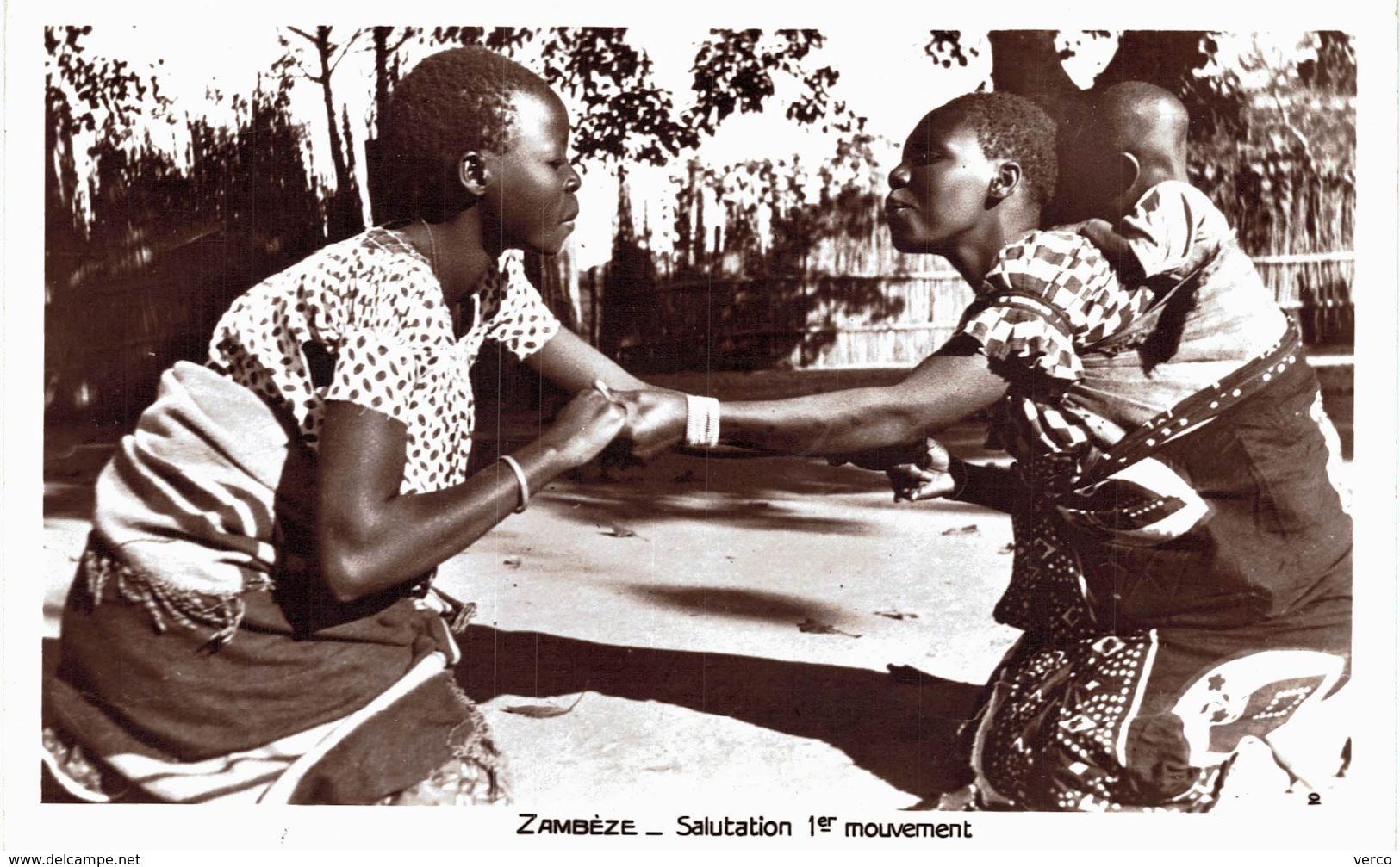 Carte Postale Ancienne De ZAMBEZE - Zambia