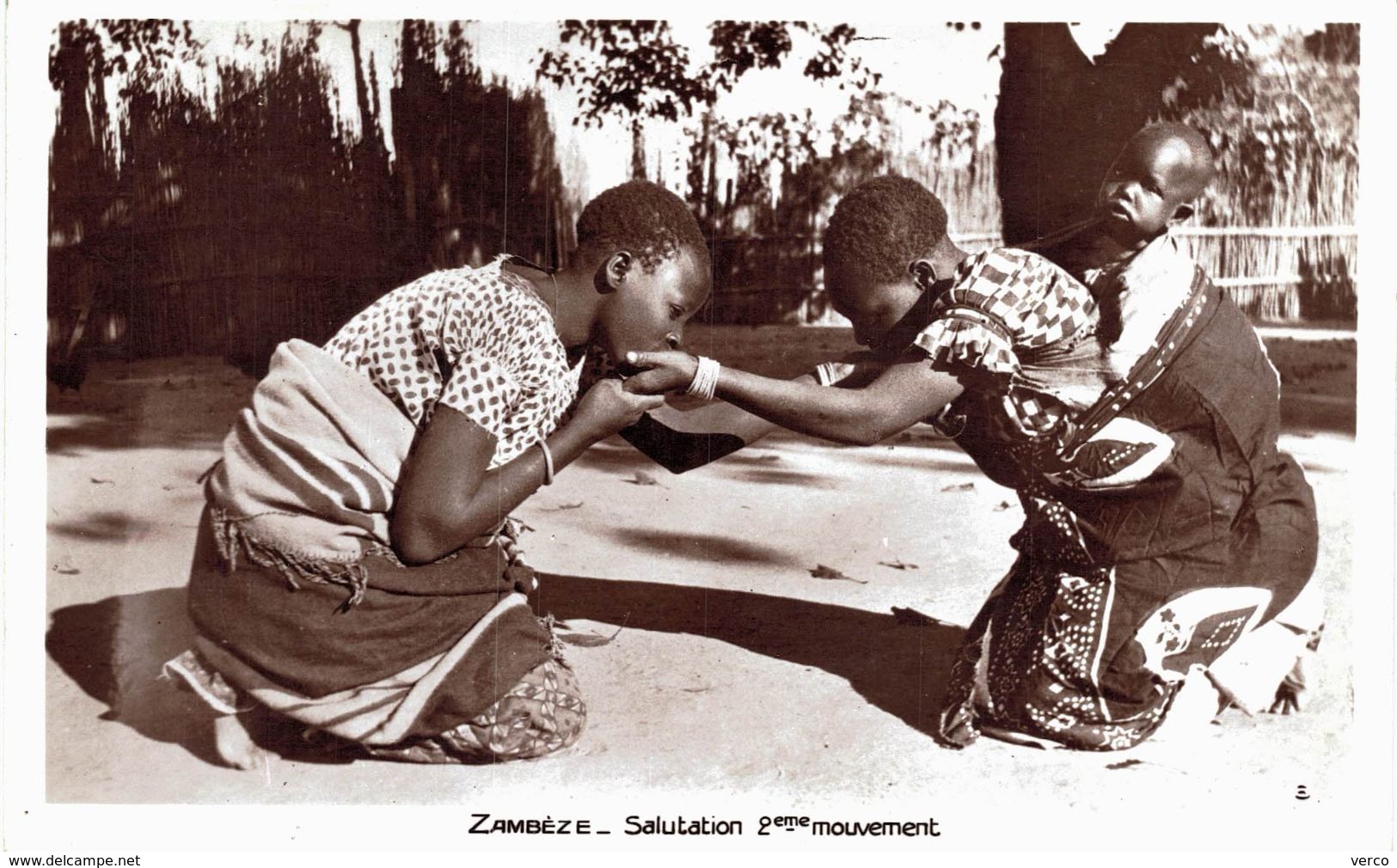 Carte Postale Ancienne De ZAMBEZE - Zambia