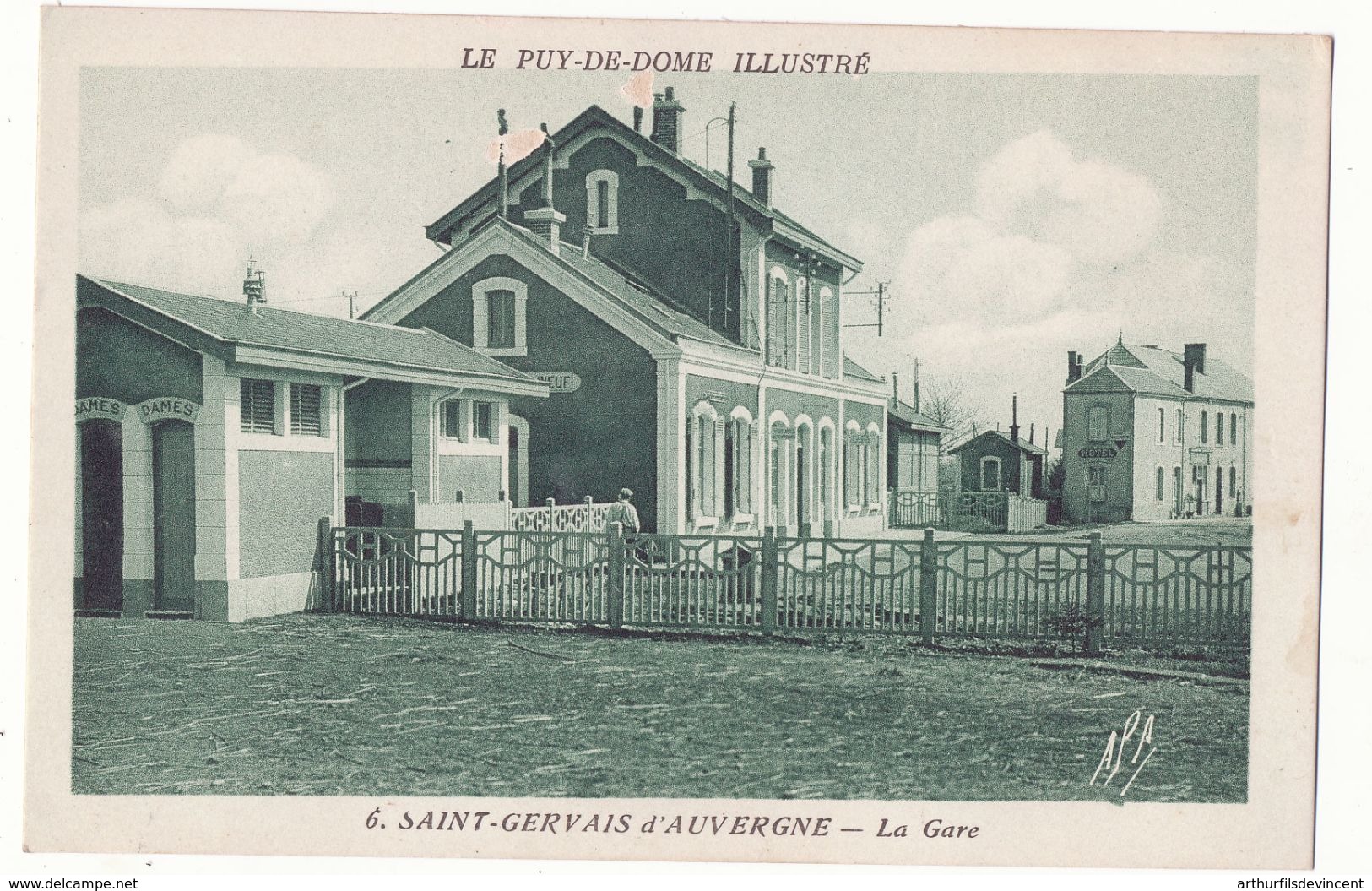 SAINT GERVAIS AUVERGNE--LA GARE - Saint Gervais D'Auvergne