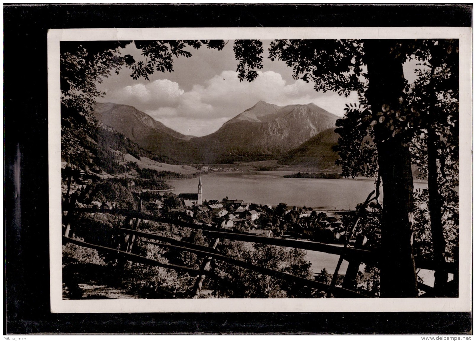 Schliersee - S/w Blick Auf Jägerkamp Und Brecherspitze - Schliersee