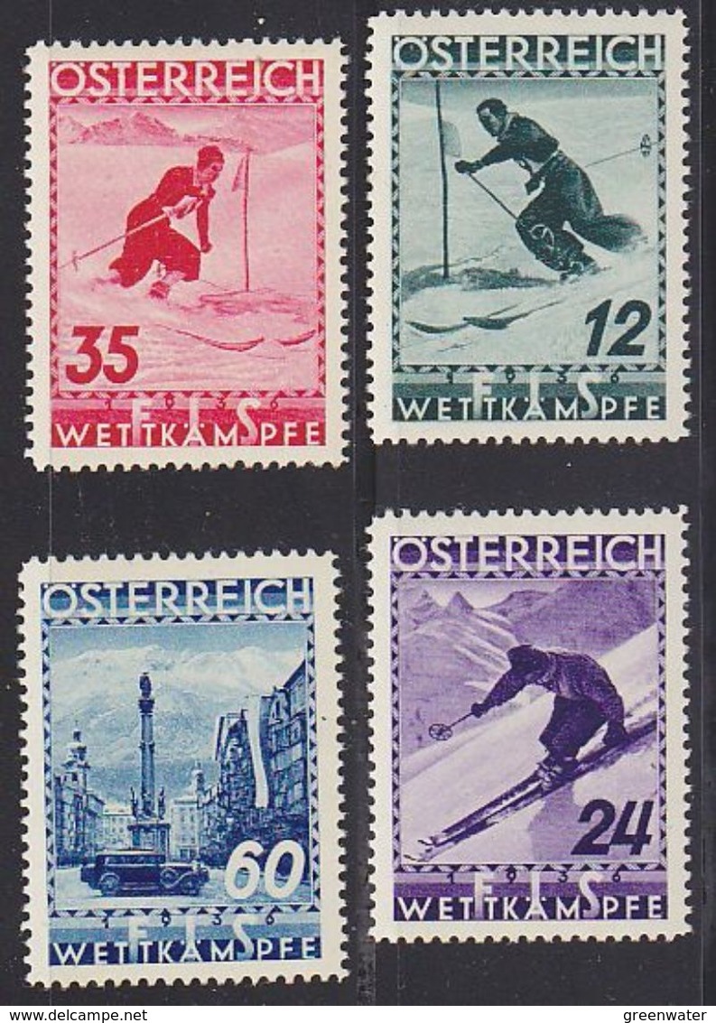 Austria 1936 Ski 4v ** Mnh (37444) - Ongebruikt