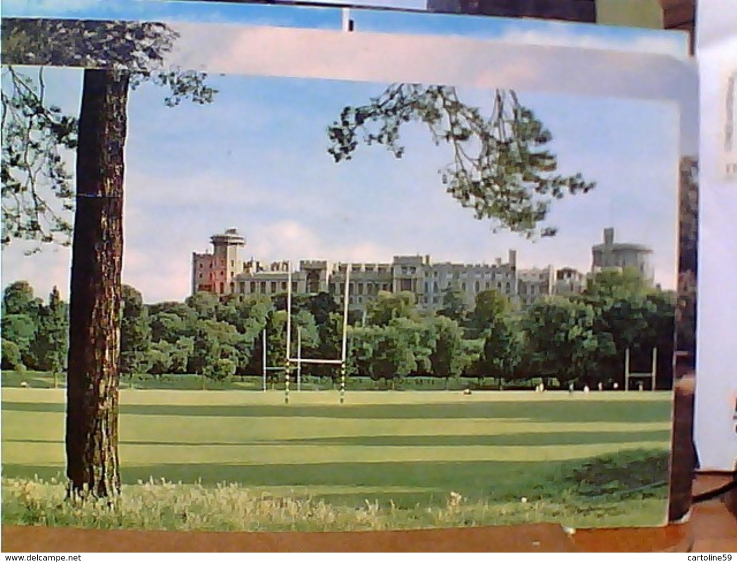 ENGLAND WINDSOR CASTLE FROM HOME PARK CAMPO RUGBY  V1969 GN21172 - Windsor Castle