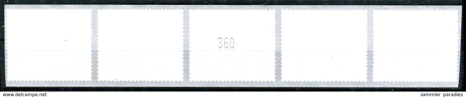 A09-02) BRD - 5x Michel 3363 Gestanzt Nr 360 - ** Postfrisch - 145C   Stadtbahn Stuttgart - Ausgabe: 01.02.2018 - Neufs