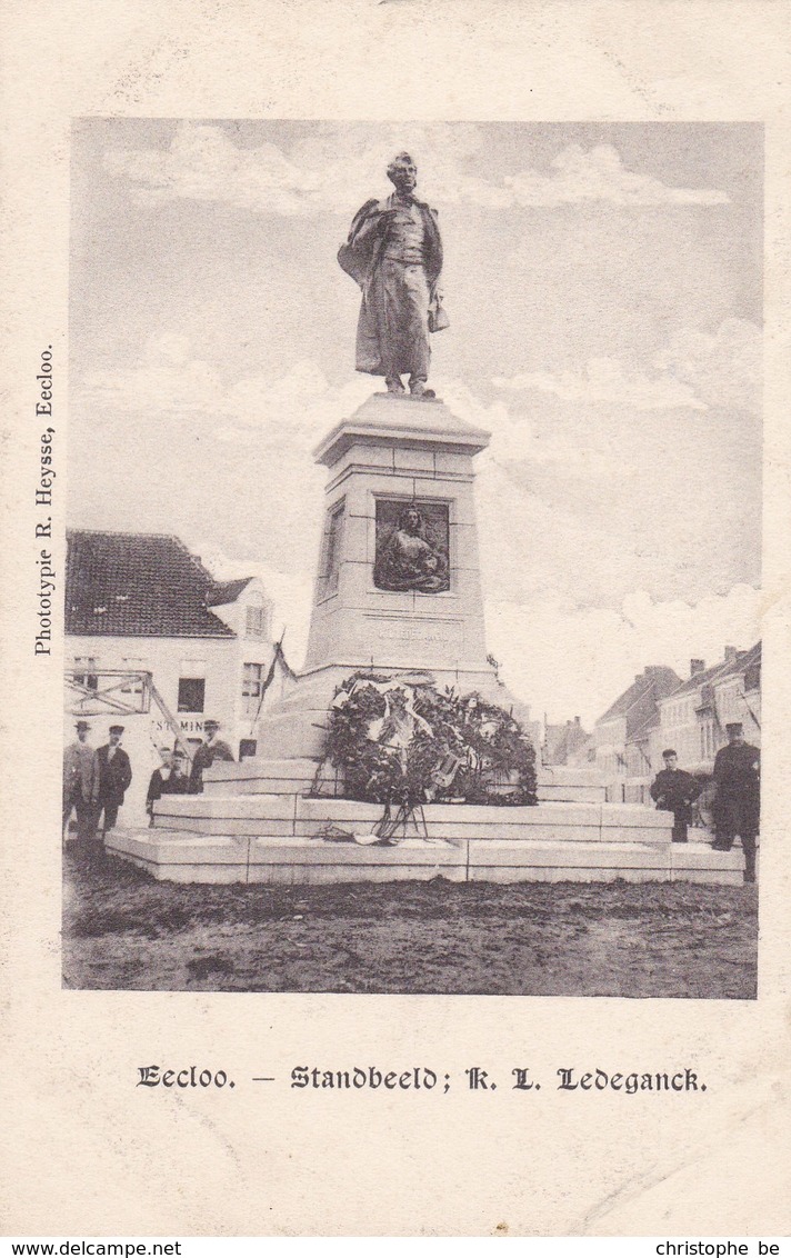 Eeklo, Eecloo, Standbeeld K.L.Ledeganck (pk42788) - Eeklo