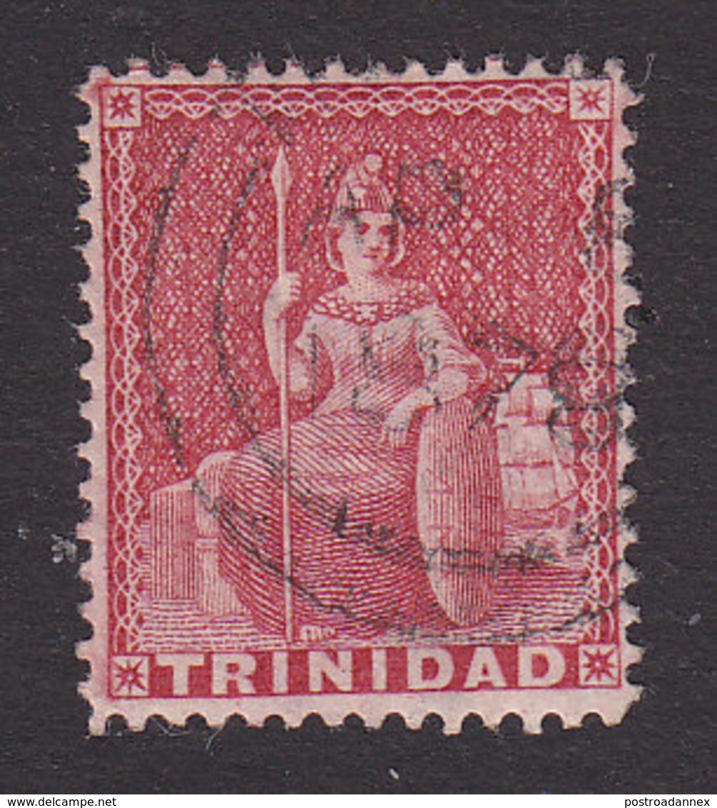 Trinidad, Scott #58a, Used, Britannia, Issued 1876 - Trinidad & Tobago (...-1961)