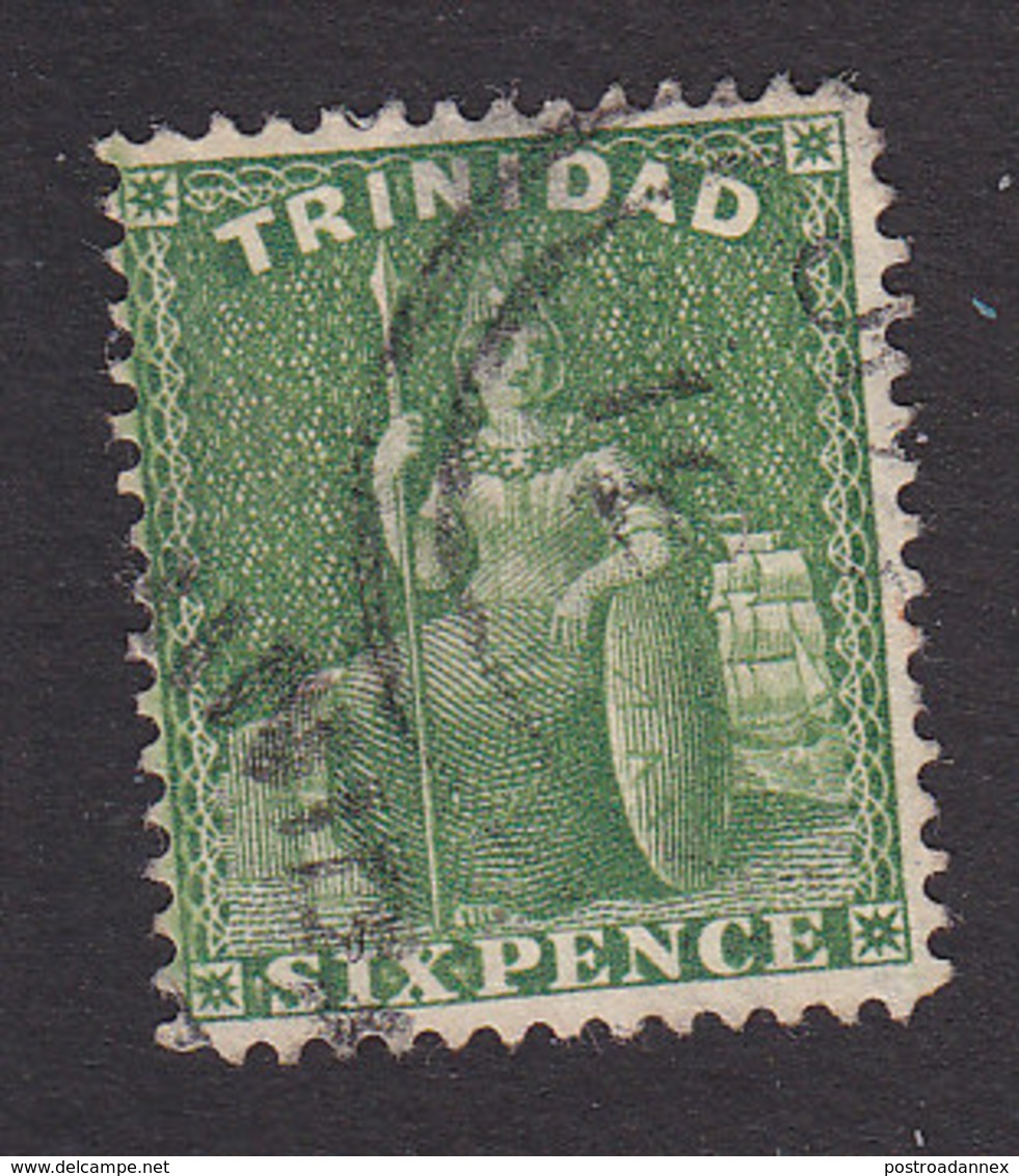 Trinidad, Scott #60a, Used, Britannia, Issued 1876 - Trinidad & Tobago (...-1961)