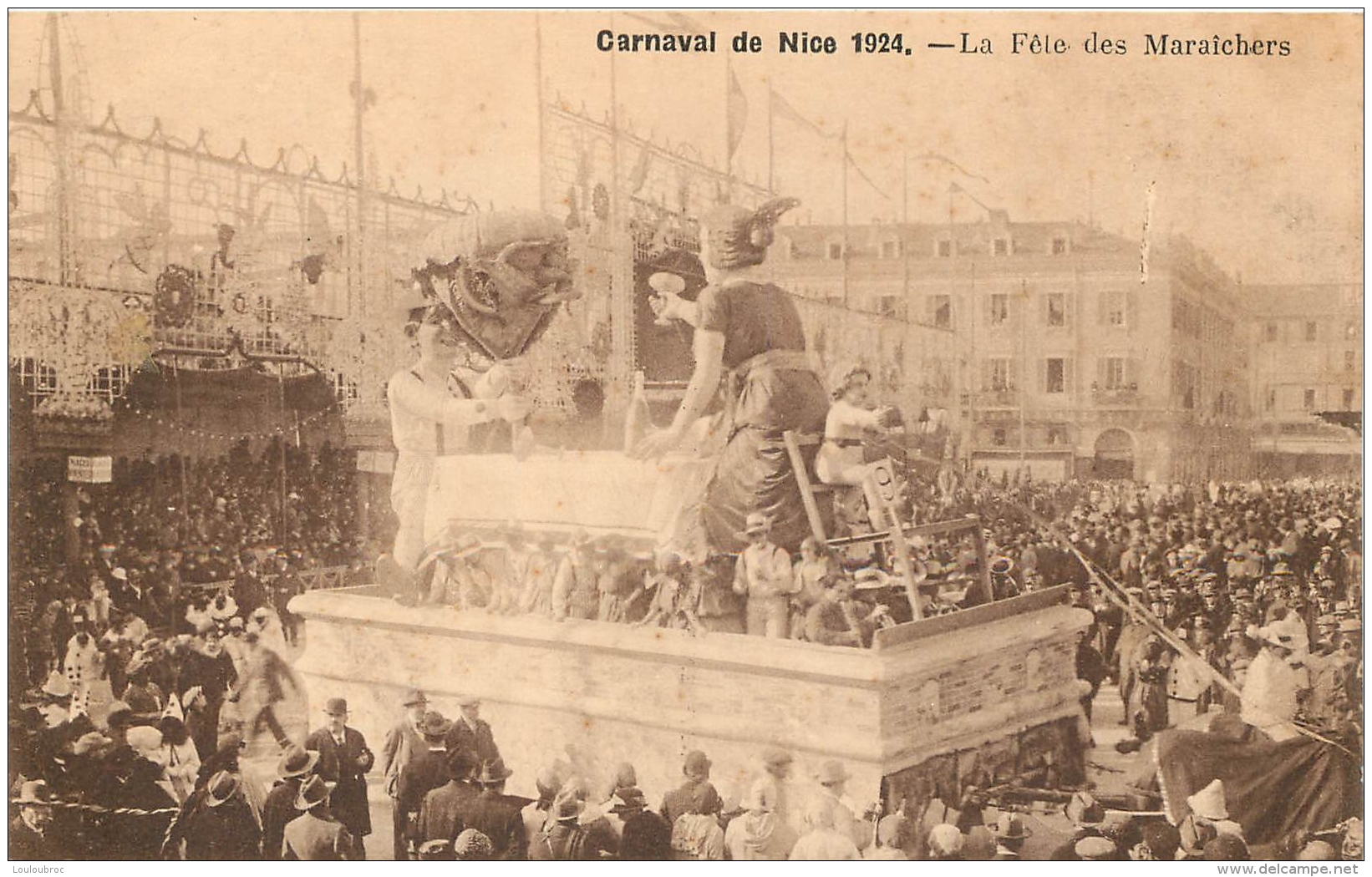 NICE LOT DE 4 CARTES  CARNAVAL 1924  EDITION LEVY - Carnaval