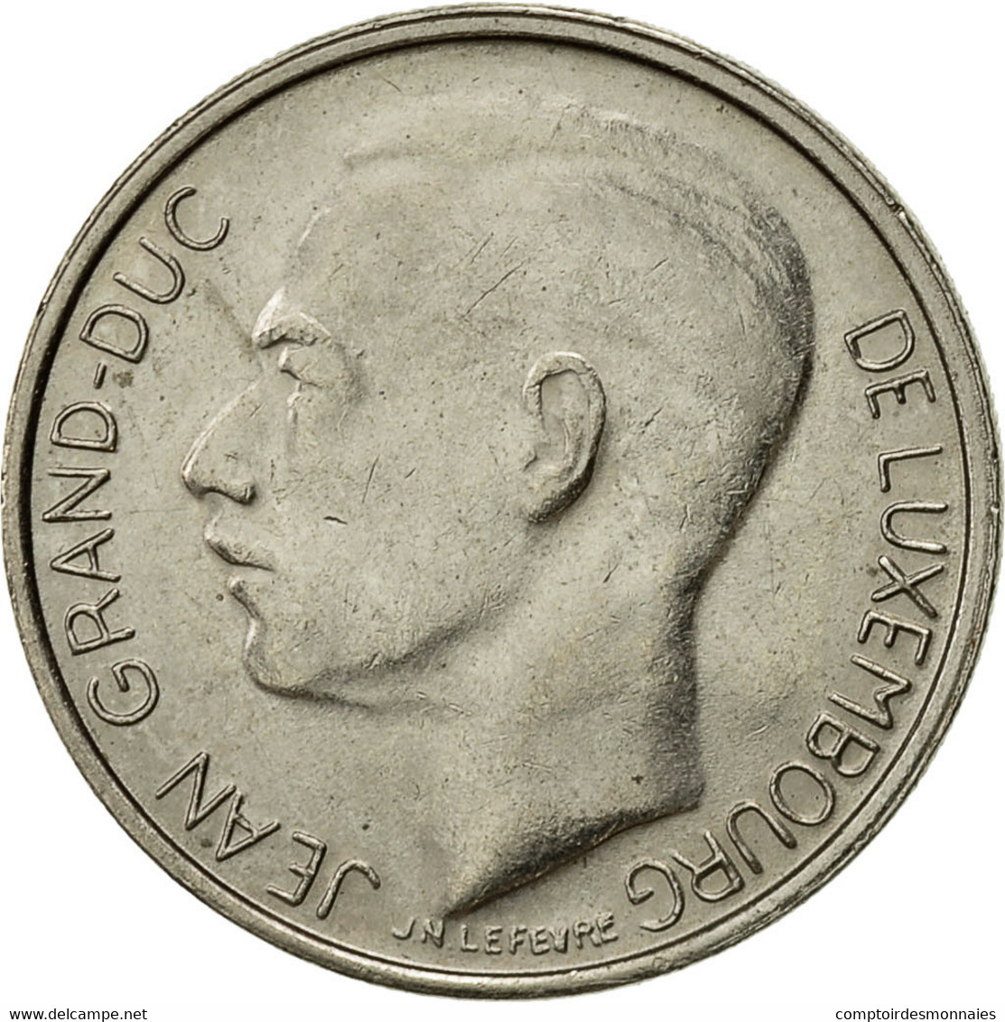 Monnaie, Luxembourg, Jean, Franc, 1982, TTB+, Copper-nickel, KM:55 - Luxembourg