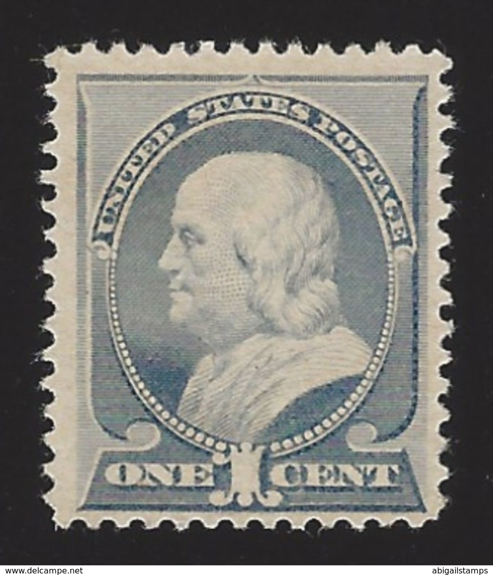 US #212 1887 Ultramarine Perf 12 Mint NG F-VF Scv $30 - Unused Stamps