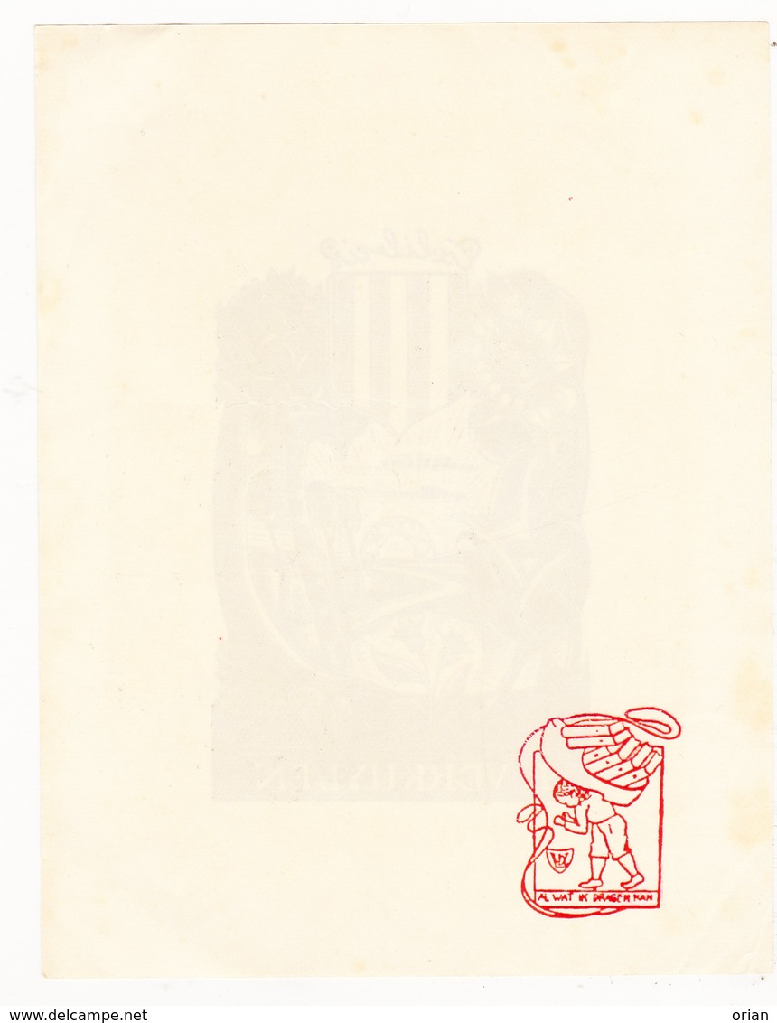 Ex Libris L. Verkuylen / Ontwerp Germaine Cluytmans - Exlibris