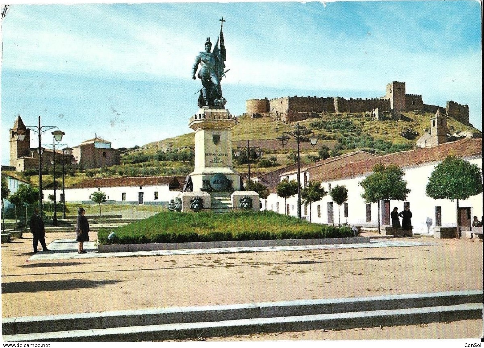 Spanien Postkarte. Medellin. Monumento A Hernán Cortés Y Castillo. 0206180201 - Badajoz