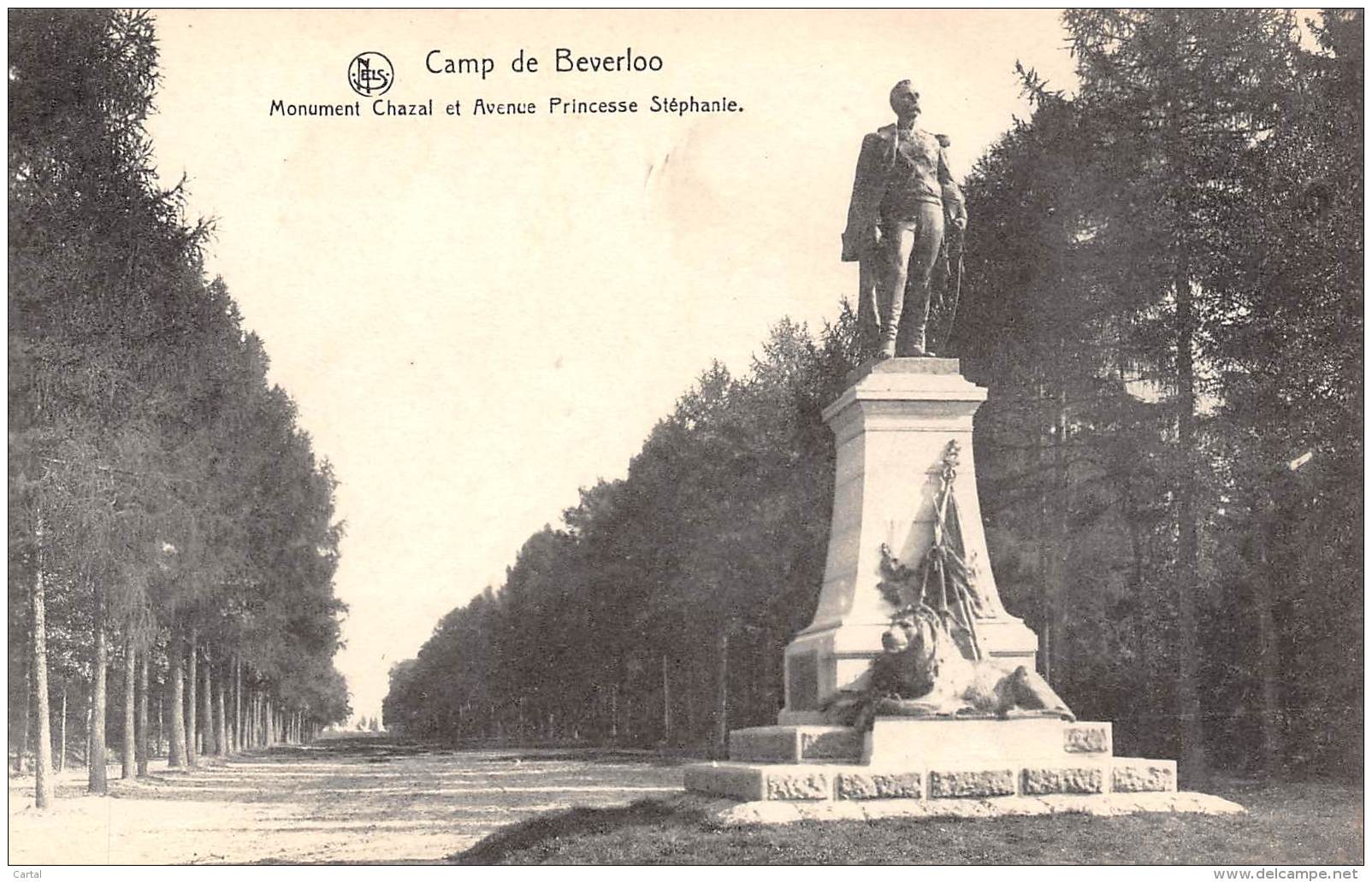 Camp De Beverloo - Monument Chazal Et Avenue Princesse Stéphanie - Leopoldsburg (Kamp Van Beverloo)