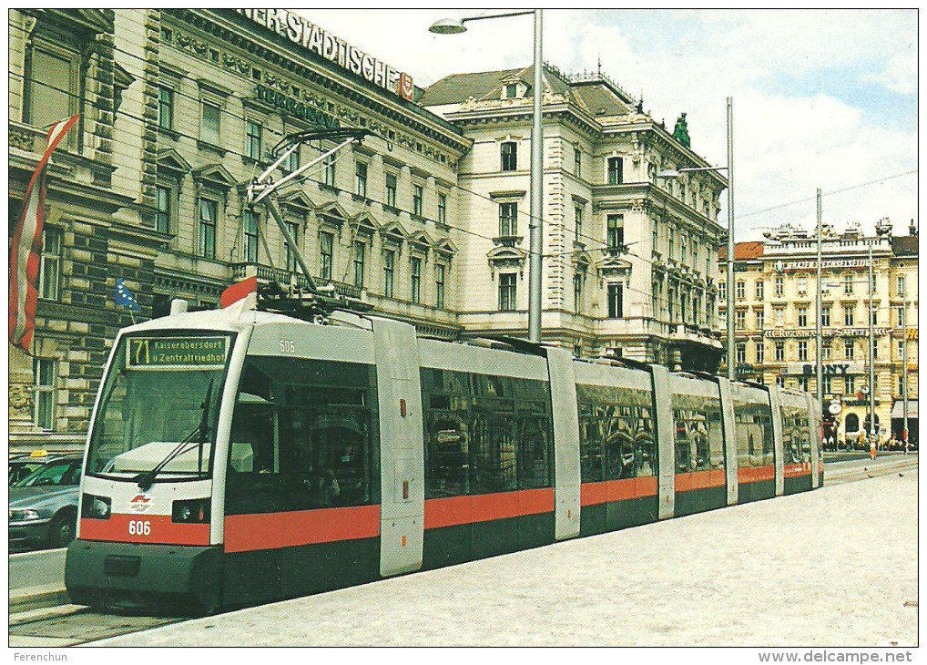 TRAM * TRAMWAY * RAIL * RAILWAY * RAILROAD * VIENNA * AUSTRIA * AUSTRIAN * FLAG * Top Card 0213 * Hungary - Tramways