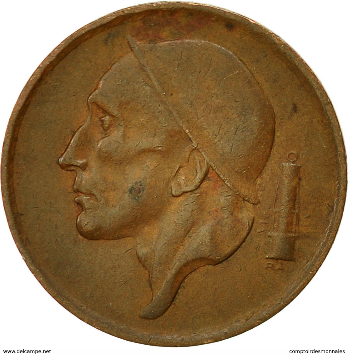 Monnaie, Belgique, 20 Centimes, 1954, TB+, Bronze, KM:147.1 - 20 Cent