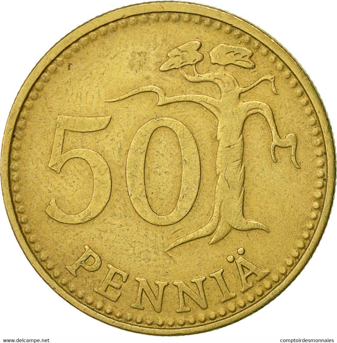 Monnaie, Finlande, 50 Penniä, 1971, TTB, Aluminum-Bronze, KM:48 - Finlande
