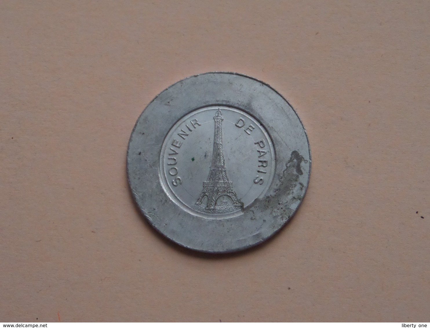 Souvenir De PARIS - VIOLETTE Mon Seul Amour ( France ) ( Voir Photo Svp ) - Monedas Elongadas (elongated Coins)