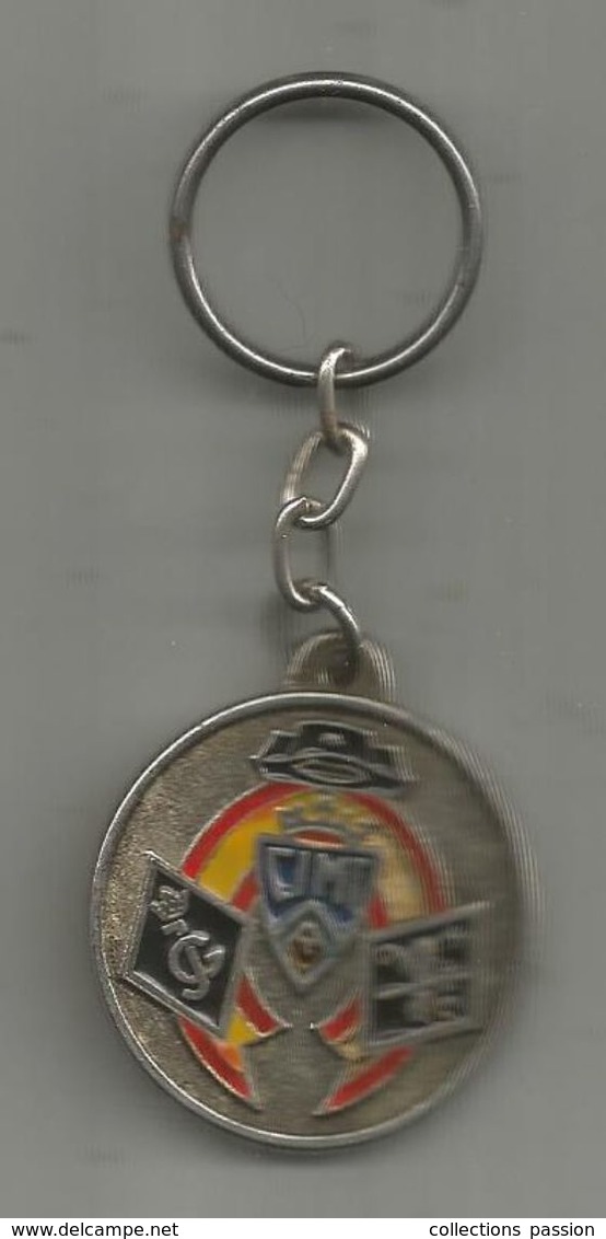 Porte Clefs, Militaria, Police  , Asociacion B Antiguos Alumnos D Los Colegios D La GUARDIA CIVIL, Frais Fr 1.95 E - Polizia