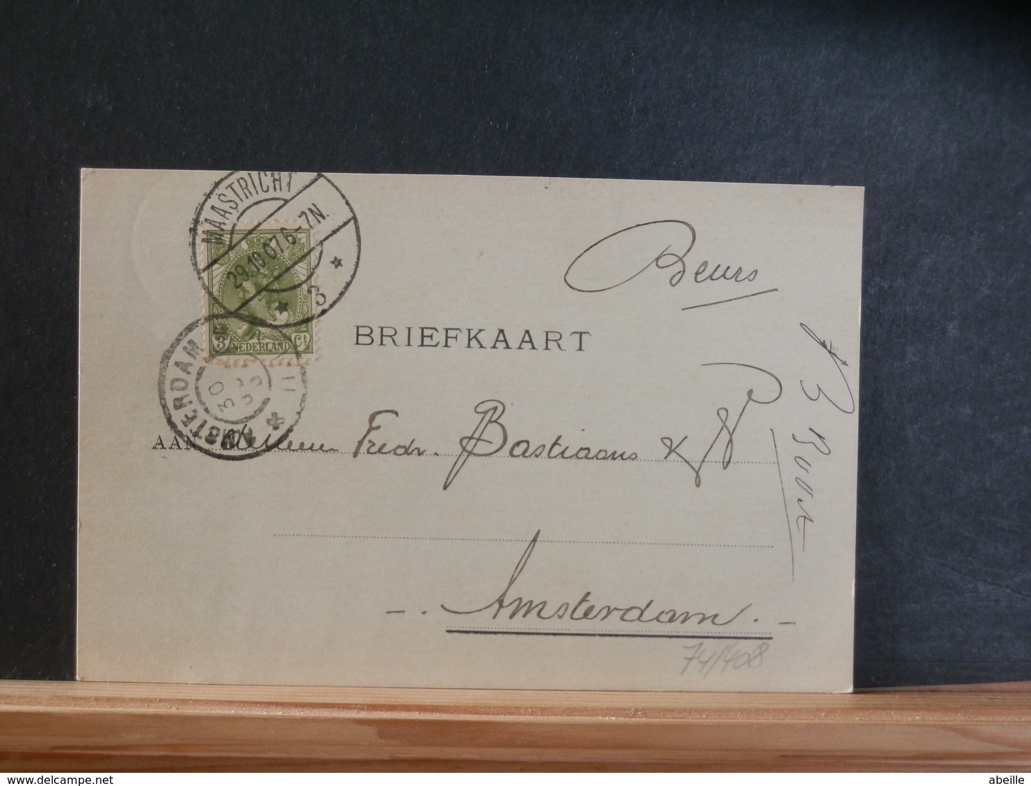 74/408  BRIEFKAART     NED.  1907 - Brieven En Documenten