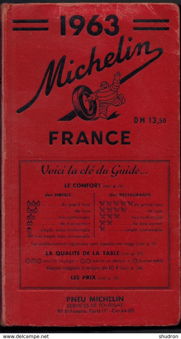 Michelin Guide, France. 1963. - Michelin (guides)