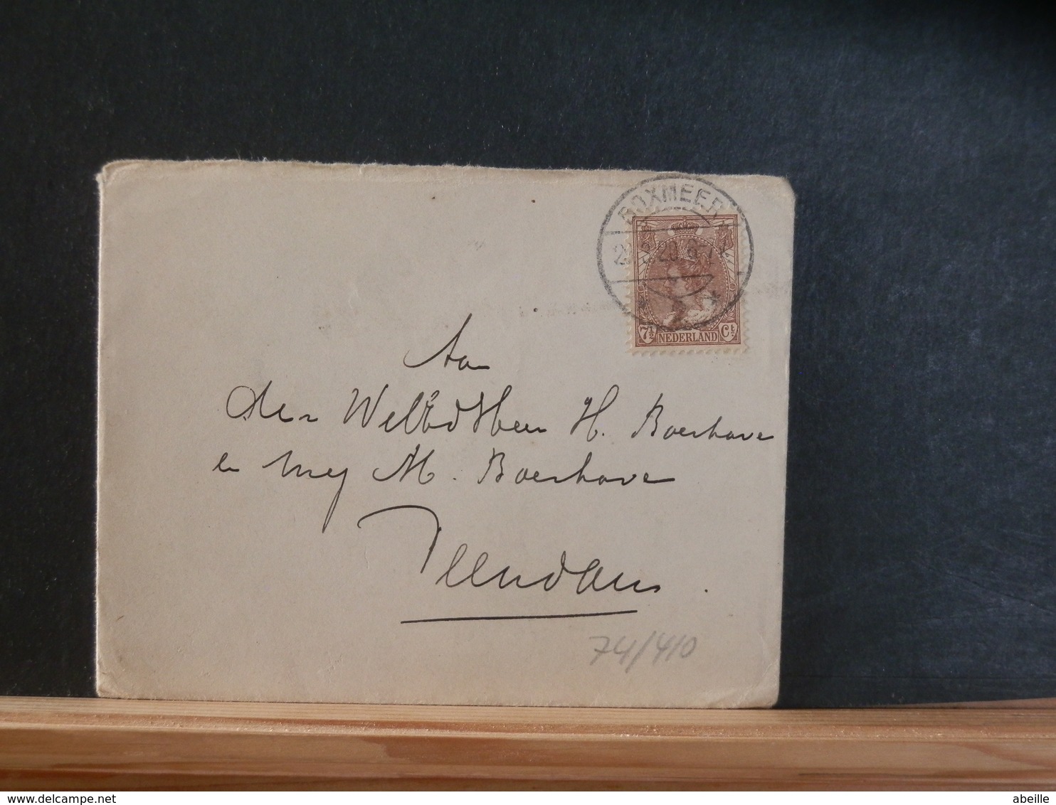 74/410   BRIEF   MET INHOUD   NED.  1920 - Lettres & Documents