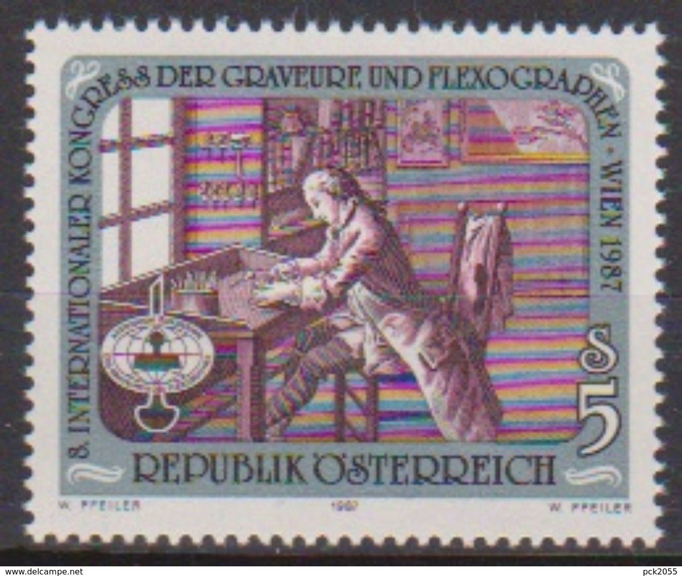 Österreich 1987 MiNr.1888 ** Postfr. Intern.Kongreß Der Graveure Und Flexographen, Wien ( 5666 ) Günstige Versandkosten - Ungebraucht