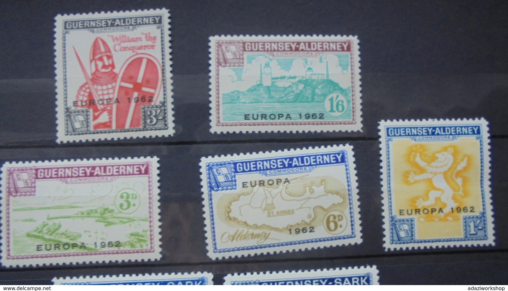 GUERNSEY  ALDERNEY   MNH 1962 - Ortsausgaben