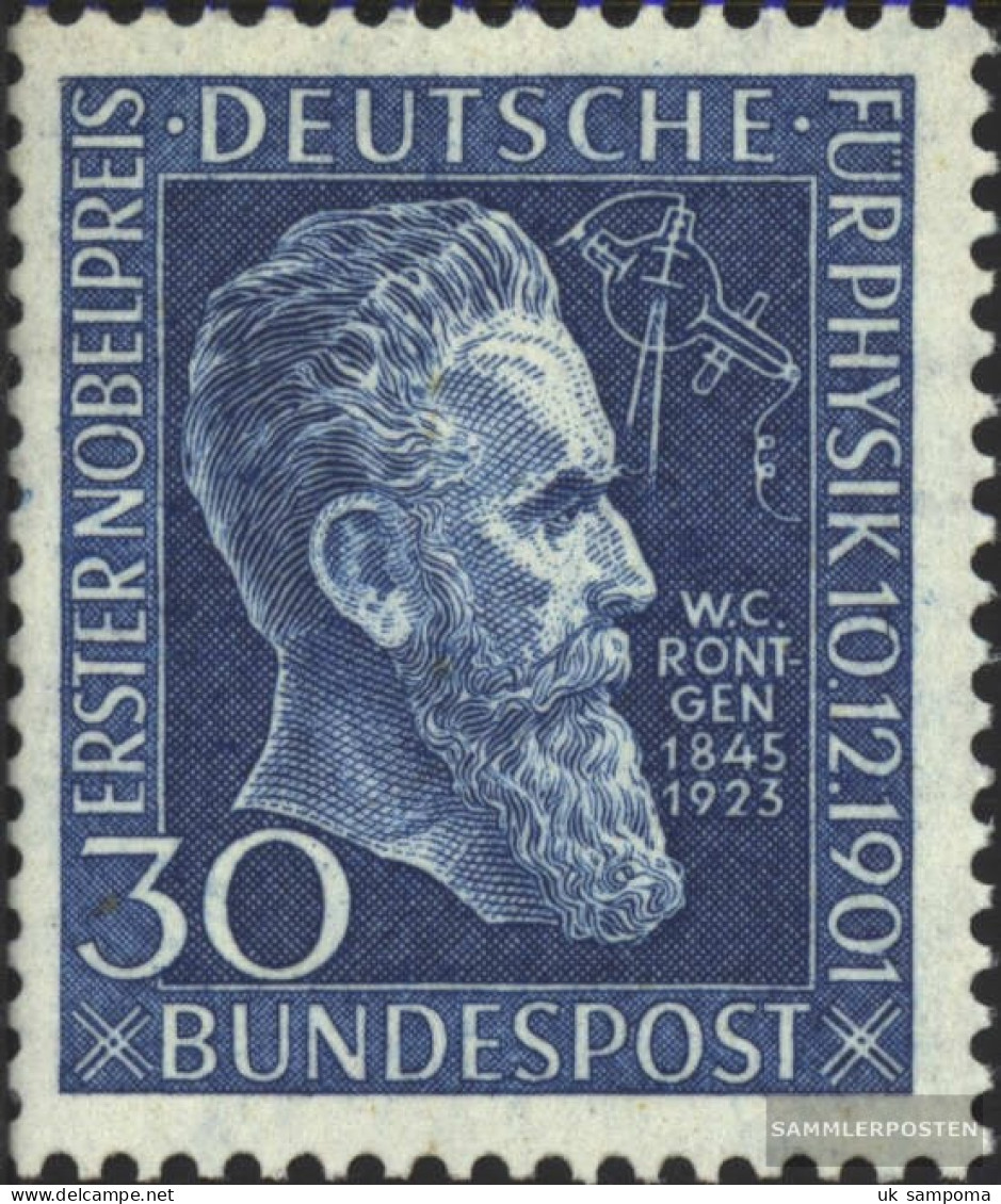 FRD (FR.Germany) 147 (complete Issue) Unmounted Mint / Never Hinged 1951 Conrad Röntgen - Unused Stamps