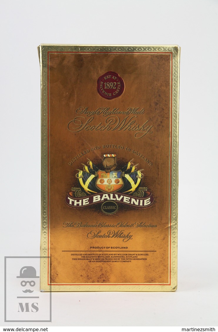 Empty Vintage The Balvenie Classic Highland Malt Scotch Whisky Presentation Box - Otros & Sin Clasificación