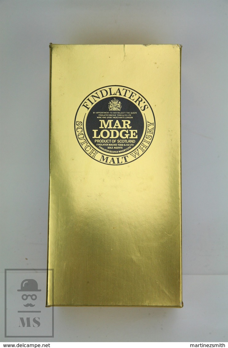 Empty Vintage Findlater's Mar Lodge Scotch Malt Whisky Presentation Box - Otros & Sin Clasificación