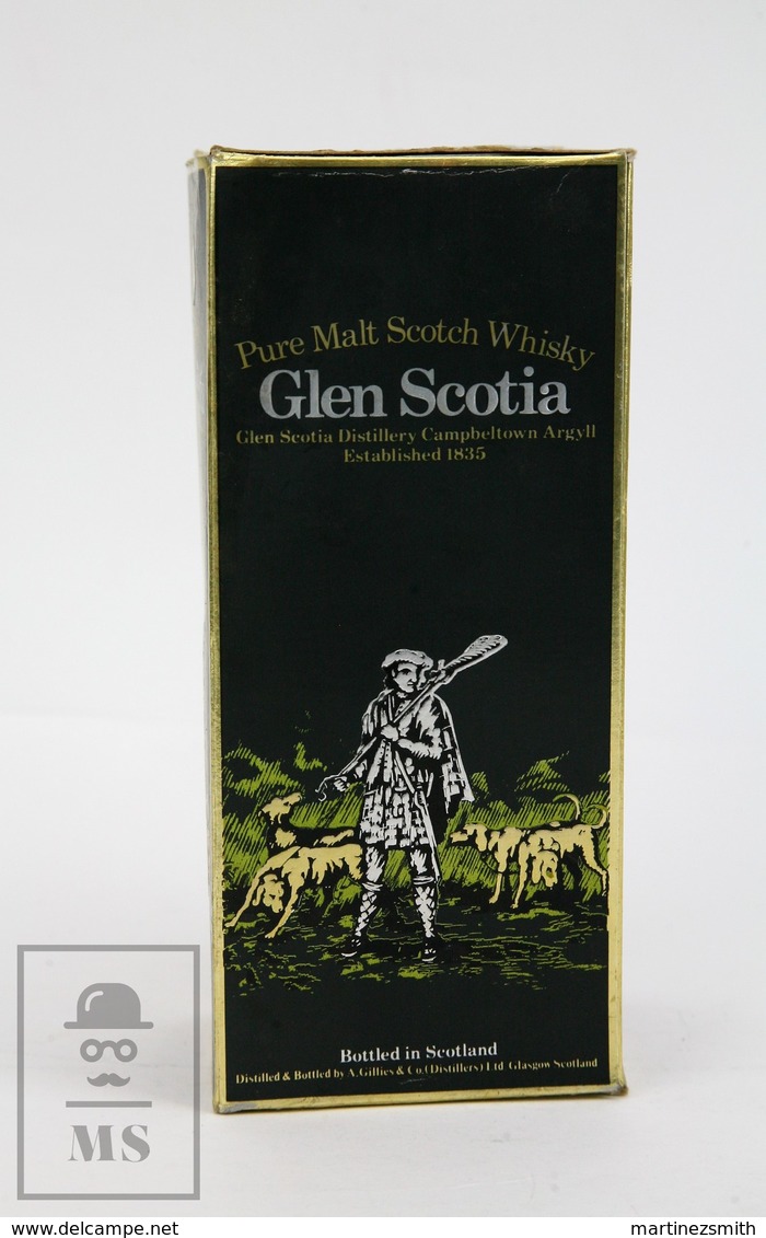 Empty Vintage Glen Scotia Pure Malt Scotch Whisky Presentation Box - Otros & Sin Clasificación