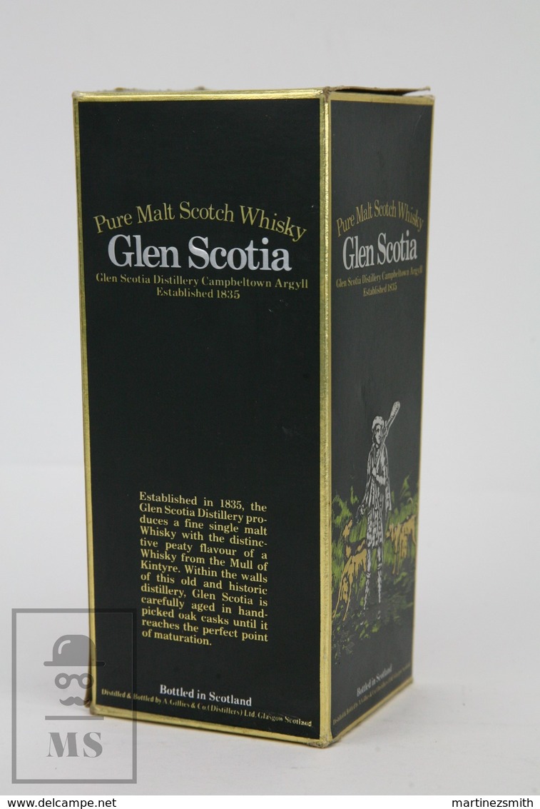 Empty Vintage Glen Scotia Pure Malt Scotch Whisky Presentation Box - Otros & Sin Clasificación